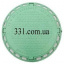 Люк садовый пластмассовый легкий №2 1 т зеленый (13.00.7) Житомир