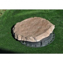 Декоративна кришка Імпекс-Груп Плоский камінь з малюнком 70х830х830 мм Хмельницький
