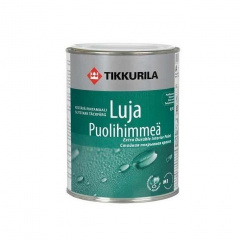 Покрывная краска Tikkurila Luja puolihimmea базис C 9 л полуматовая Днепр