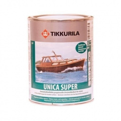 Уретано-алкидный лак Tikkurila Unica Super ph 9 л полуматовый Днепр