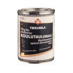 Фарба для шкільних дощок Tikkurila Koulutaulumaali 1 л чорна Ужгород