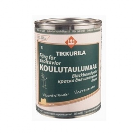 Краска для школьных досок Tikkurila Koulutaulumaali 1 л зеленая