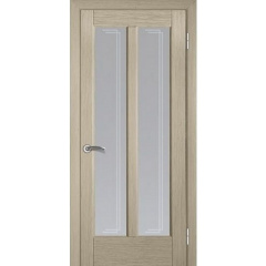 Межкомнатная дверь TERMINUS Modern Модель 17 остекленная беленый дуб Киев