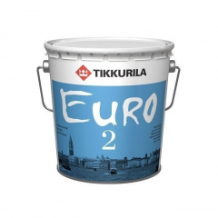 Латексная краска Tikkurila Euro 2 9 л глубоко матовая Херсон