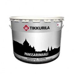 Алкидная краска Tikkurila Panssarimaali 9 л полуглянцевая Днепр