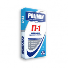 Штукатурка гидроизоляционная Polimin Аква-барьер Гі-1 25 кг