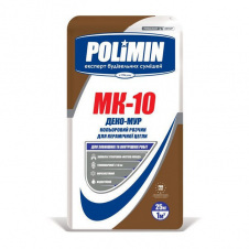 Смесь для кладки Polimin Деко-мур МК-10 25 кг серая