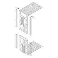Куточок Knauf дверної стійки для профілю UA 50/40 і CW 50/50