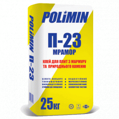 Клеюча суміш Polimin Білий-клей П-23 25 кг біла Дніпро
