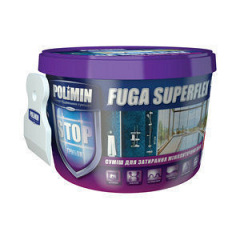 Эластичная смесь для швов Polimin Fuga superflex 2 кг черная Киев