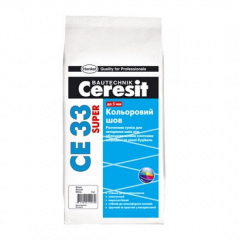 Затирка для швов Ceresit CE 33 Super 2 кг кремовая Киев