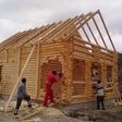 Строительство дома из оцилиндрованного бруса