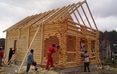 Строительство дома из оцилиндрованного бруса
