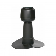 Коньковый дефлектор VILPE ALIPAI-14 110х320 мм черный Черкассы