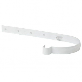 Держак ринви металевий Profil 130 мм білий