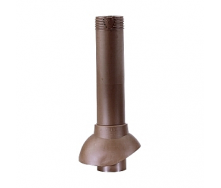 Вентиляционный выход для канализации VILPE 110х300 мм коричневый