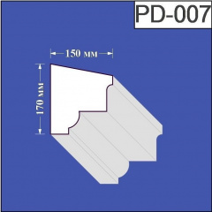 Підвіконня з пінополістиролу Валькірія 150х170 мм (PD 007) Житомир