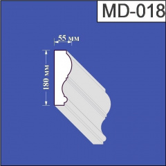 Молдинг из пенополистирола Валькирия 55х180 мм (MD 018) Житомир
