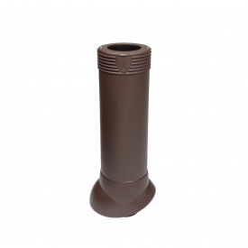 Вентиляционный выход канализации VILPE 110х500 мм коричневый