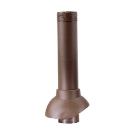 Вентиляционный выход для канализации VILPE 110х200 мм коричневый