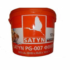 Шпаклевочная масса финиш SATYN РG-007 17 кг белая Киев