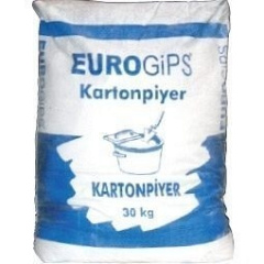 Гипсовая штукатурка EUROGIPS Kartonpiyuer 30 кг белая Киев