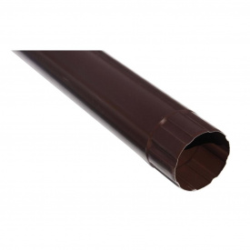 Труба соединительная Aqueduct Стандарт 87 мм 1 м коричневая