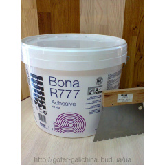 Двокомпонентний поліуретановий клей для паркету Bona R-777 14 кг Полтава