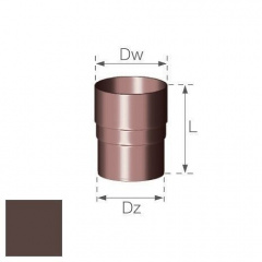 Кільцевий ніпель Gamrat 110 мм коричневий Вишневе