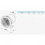 Осьовий вентилятор для витяжної вентиляції VENTS ПФ1 125 12 169 м3/ч 16 Вт Кропивницький