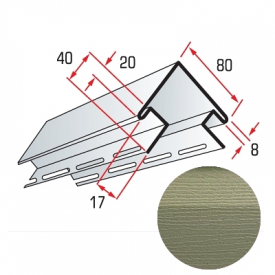 Кут зовнішній Альта-Профіль KANADA Плюс Престиж 3050 мм темно-бежевий