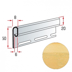 Финишная планка Альта-Профиль KANADA плюс Престиж золотистый