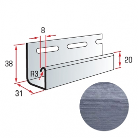 J-trim Альта-Профіль KANADA плюс Преміум бузковий металік