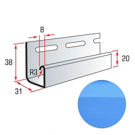 J-trim Альта-Профіль KANADA плюс Преміум синій металік