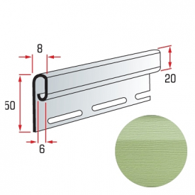Фінішна планка Альта-Профіль KANADA плюс Преміум хакі металік