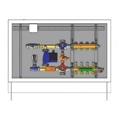 Шафа управління для систем підлогового опалення HERZ 10 відводів (3F53120) Житомир