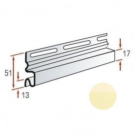 Планка початкова Альта-Профіль Alta-Siding 3660 мм лимонний