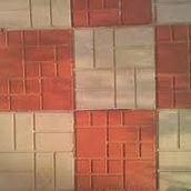 Тротуарна полімерпіщана плитка коричневая