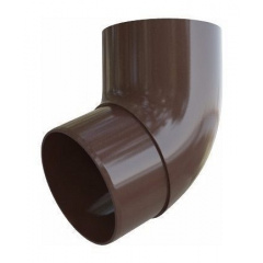 Колено трубы Альта-Профиль Элит 67 градусов 95 мм коричневый Киев