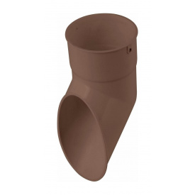 Злив труби Альта-Профіль Стандарт 74 мм коричневий