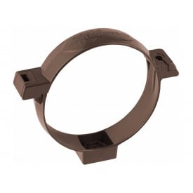 Хомут труби Альта-Профіль Стандарт 74 мм коричневий