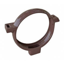 Хомут трубы Альта-Профиль Элит 95 мм коричневый
