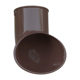 Злив труби Альта-Профіль Еліт 95 мм коричневий