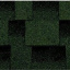 Битумная черепица Kerabit L Квадро зелено-черный Житомир