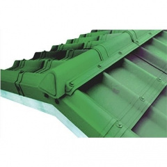 Гребінь модельний сбірний фінішний Onduvilla 1060x164 мм зелений класік Запоріжжя