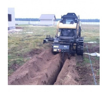 Аренда траншеекопателя T9B на базе гусеничного мини-погрузчика