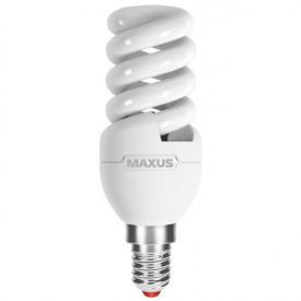 Енергозберігаюча лампа MAXUS ESL-218-1 T2 SFS 9W 4100K E14
