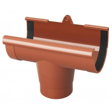 Фото - Воронка ринви Rainway 130/100 мм цегляна Воронка ринви Rainway 130/100 мм цегляна