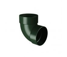 Отвод двухмуфтовый Rainway 87 градусов 75 мм зеленый