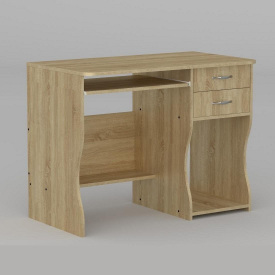 Комп'ютерний стіл Компанит СКМ-7 1000х550х766 мм дуб сонома